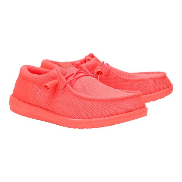 Wally Funk Mono - Fiery Coral