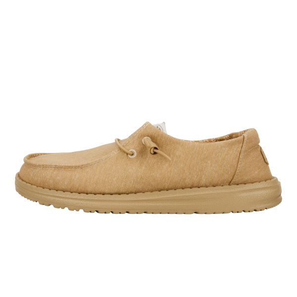 Wendy Stretch Canvas - Tan/Tan