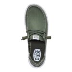 Wendy Stretch Canvas - Deep Green
