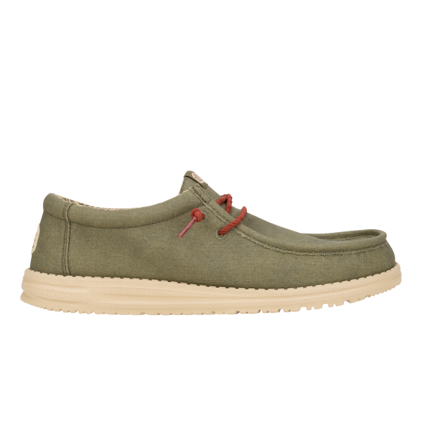 Wally Waxed Canvas Olive