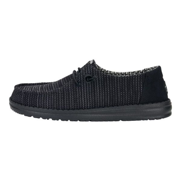 Wendy Stretch Sox Wide - Black/Black