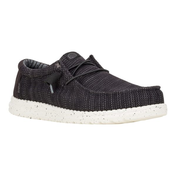 Wally Stretch Sox Wide - Black/White