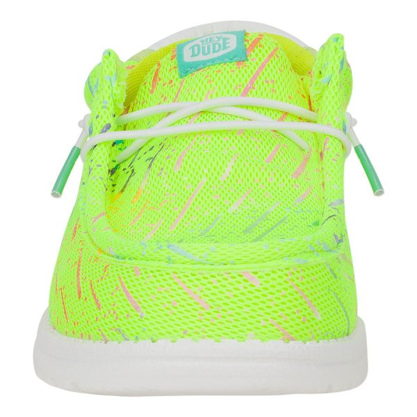 Wally Party Mesh - Lime Punch/White