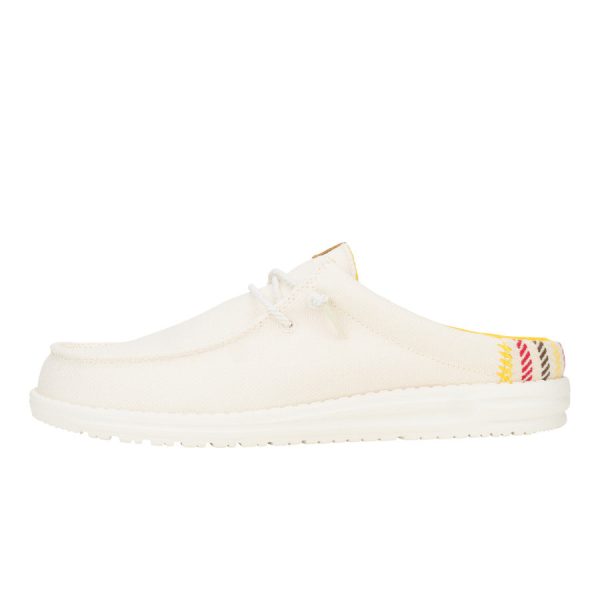 Wally Slip Resort - Bright White/Multi