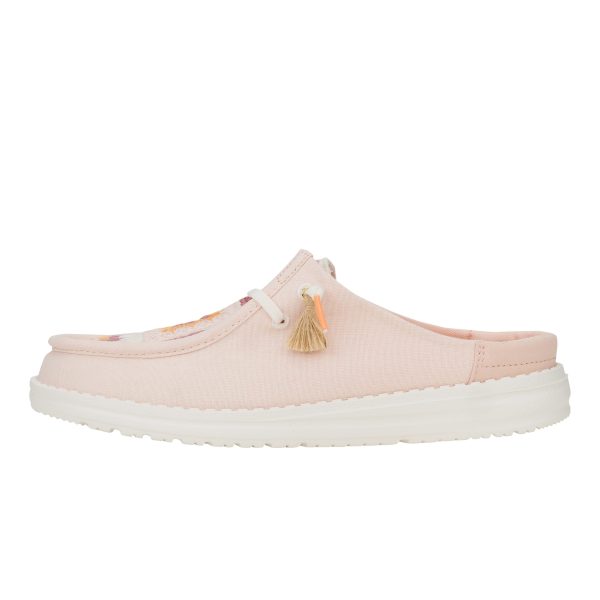 Wendy Slip Cottage Crochet - Pale Pink/Multi