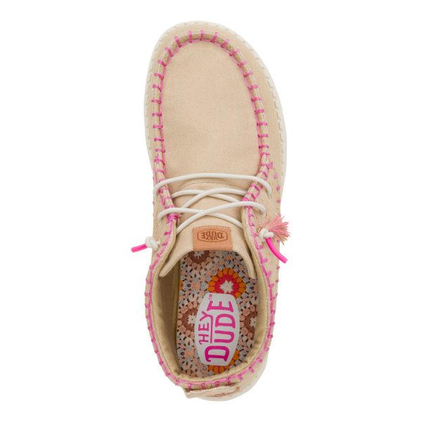 Wendy Mid Perf Canvas - Irish Cream