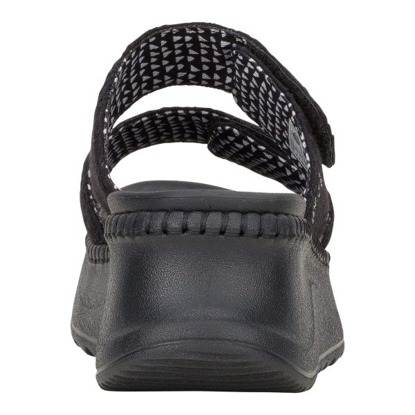 Delray Slide Eyelet - Black