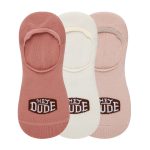 HEYDUDE No Show Sock 3 Pack - Ash