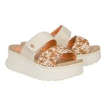 Delray Slide Animal Shimmer - Tan/Multi