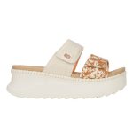Delray Slide Animal Shimmer - Tan/Multi