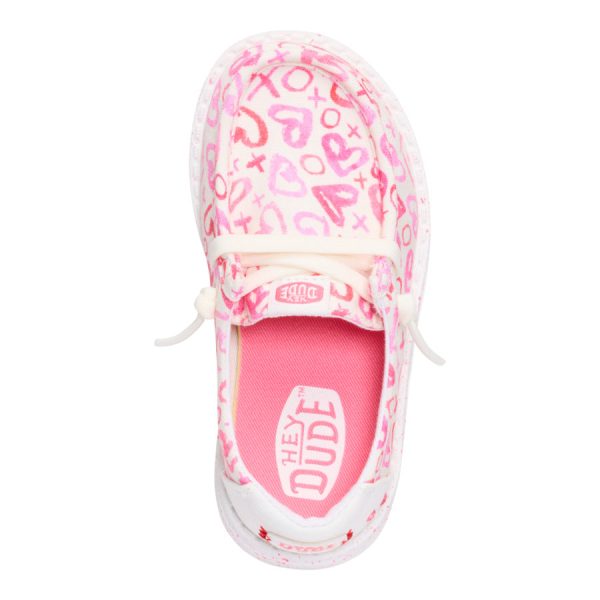 Wendy Toddler Galentines Day - Pink/White