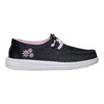 Wendy Youth Shimmer Flower - Charcoal
