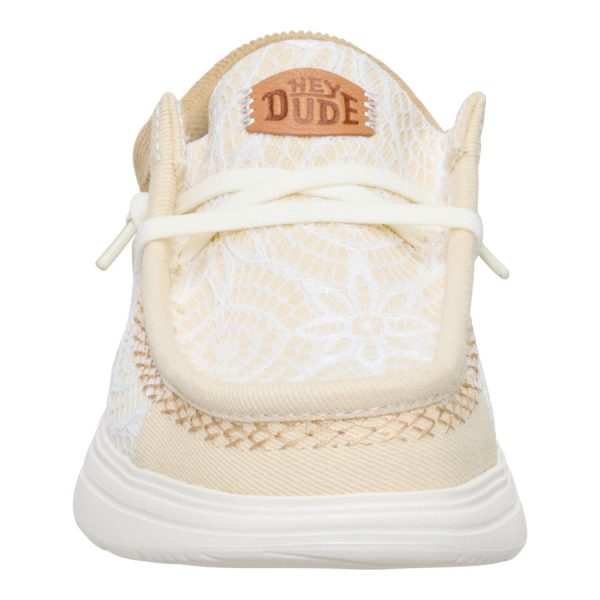 Wendy Comf Patchwork - Ivory/Tan