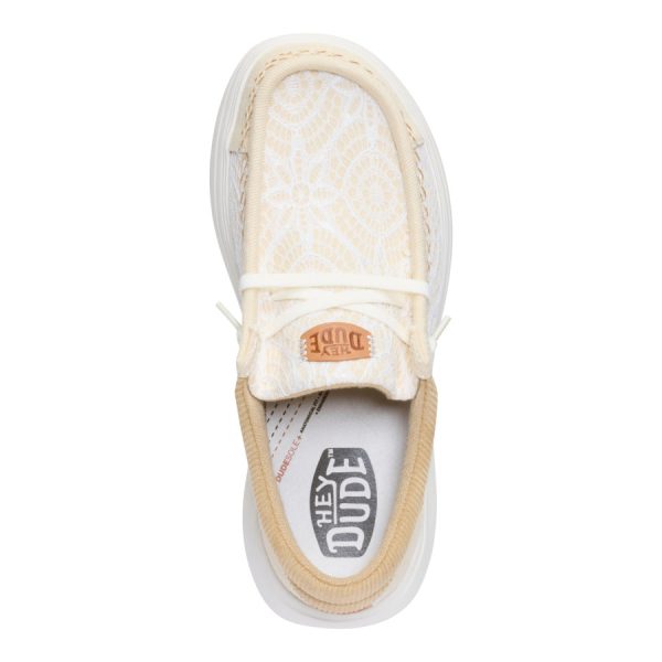 Wendy Comf Patchwork - Ivory/Tan