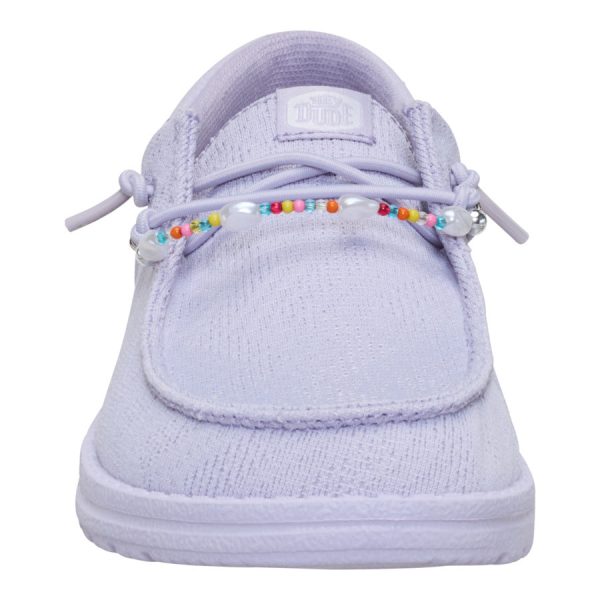 Wendy Funk Mesh Shoelry - Thistle Purple