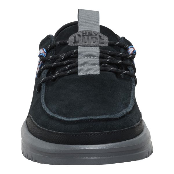 Bradley Blipper Suede - Black/Smoke Grey