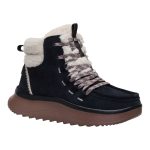 Wendy Peak Apres Suede Cozy Stitch - Black/Tan