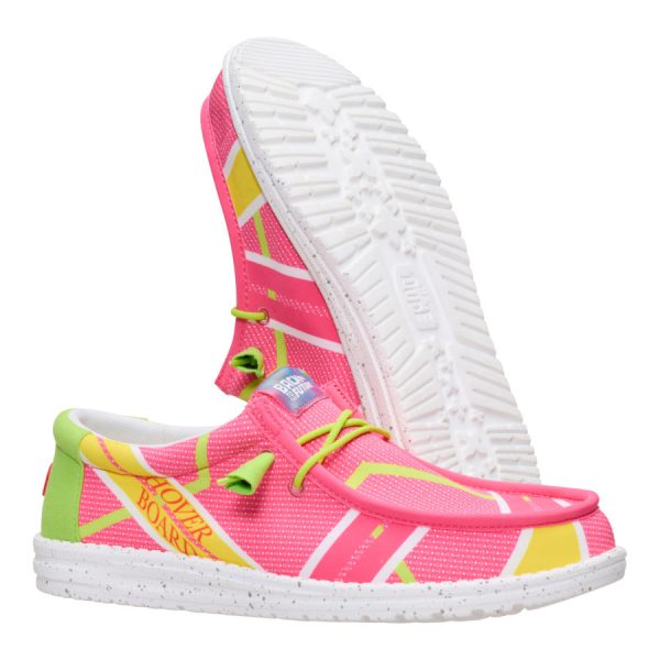 Wally Back To The Future Hover Board - Pink/Multi