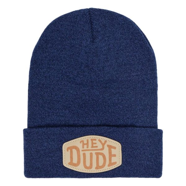HEYDUDE Patch Beanie - Navy