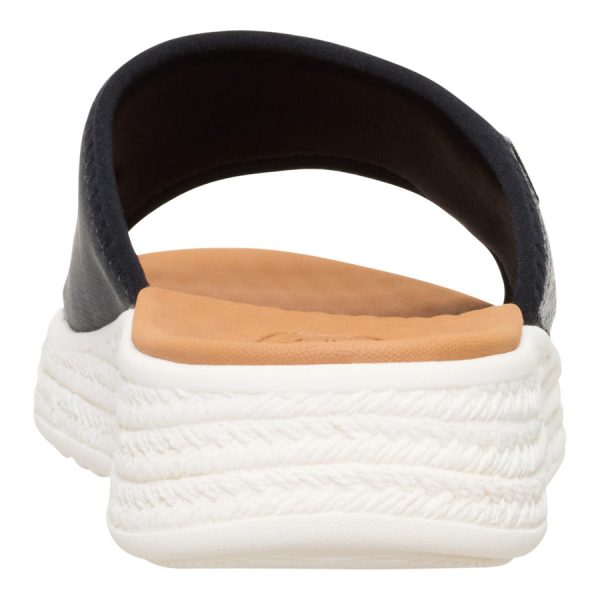 Tide Espadrille Slide - Black/Egret