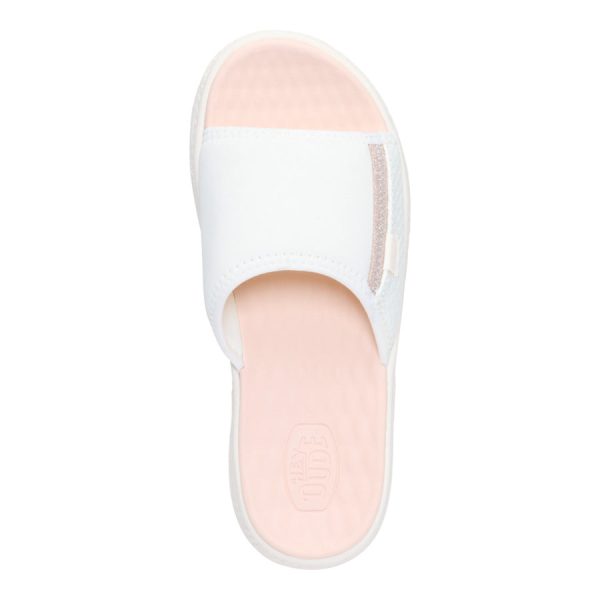 Tide Espadrille Slide - Off White/Tan
