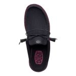 Wally Slip Warped Geo - Black/Fig Purple