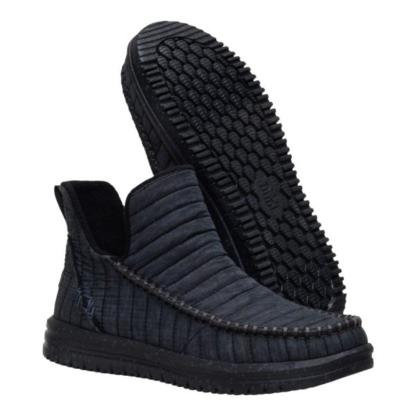 Camden Quilted - Black/Black