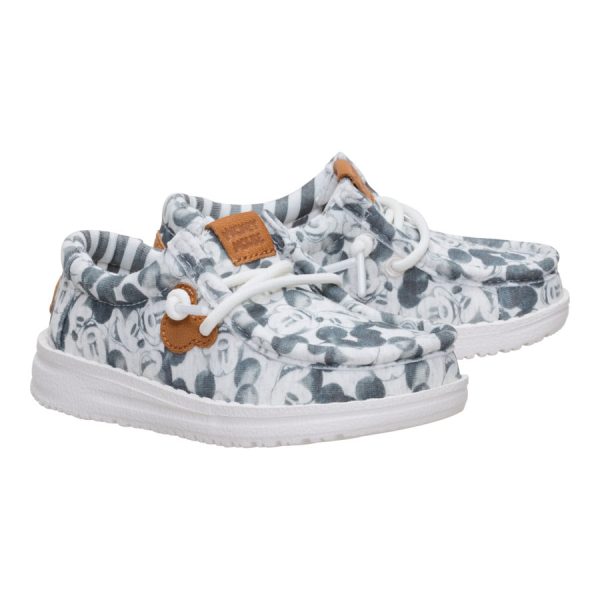 Disney Mickey Mouse Print Wally Toddler - Grey/Multi