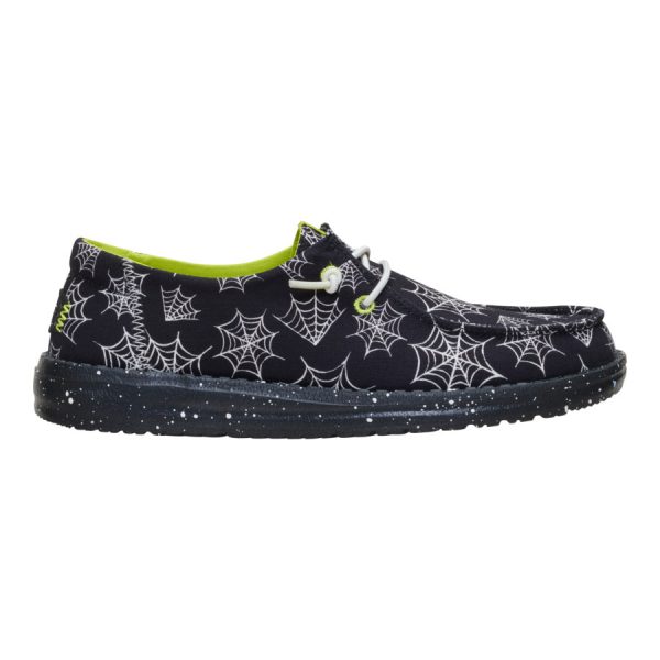 Wendy Spider Webs - Black/Black