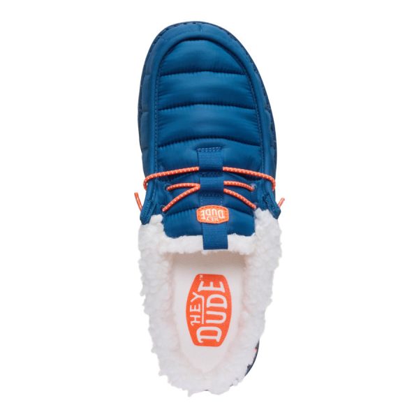 Wally Slip Camp - Navy/Orange