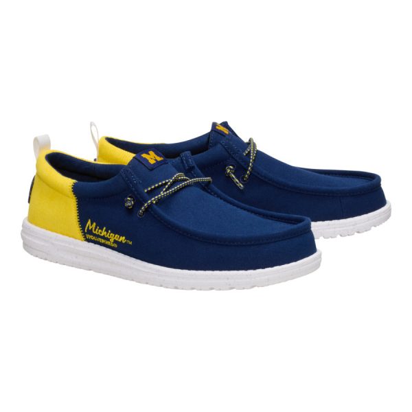 Wally Funk Michigan Wolverines - Navy/Gold/White