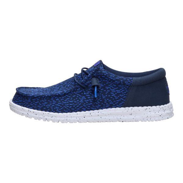 Wally Funk Stretch Speckle - Navy Blazer/Multi