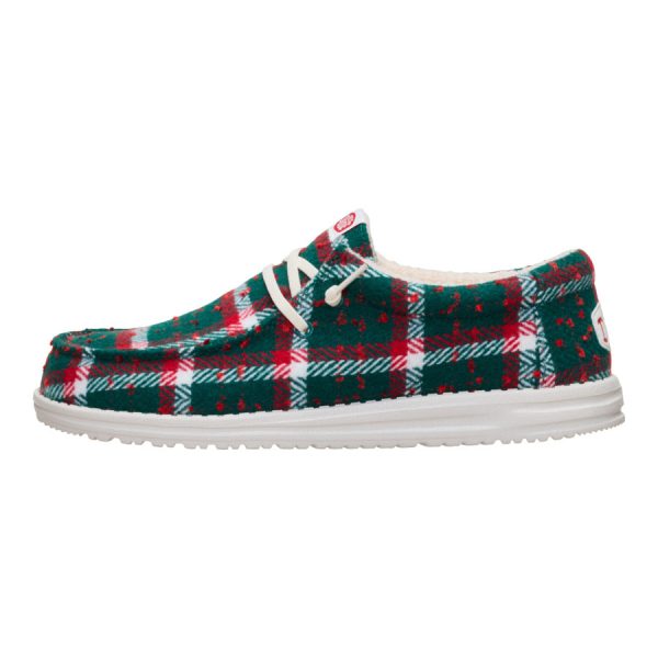 Wally Confetti Plaid Cozy - Red/Green/Multi