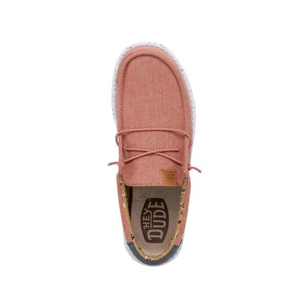 Wally Washed Canvas - Red