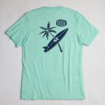 Surfboard Tree Tee - Frothy Green